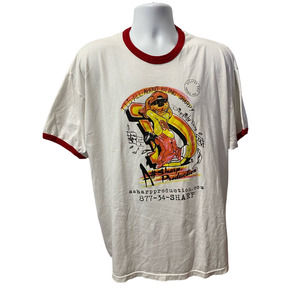 Vintage Hip Hop shirt Diggidy Dog A Sharp Production white shirt 2XL